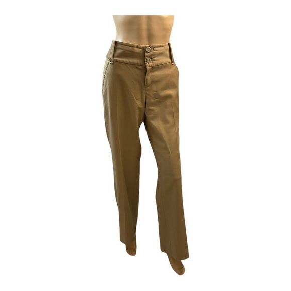 Banana Republic Women's Martin Khaki Stretch Pants. Size 8. - Picture 2 of 10